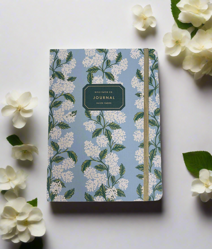 Hydrangea Journal with Pen