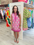 In Bloom Dress | Pink and Blue