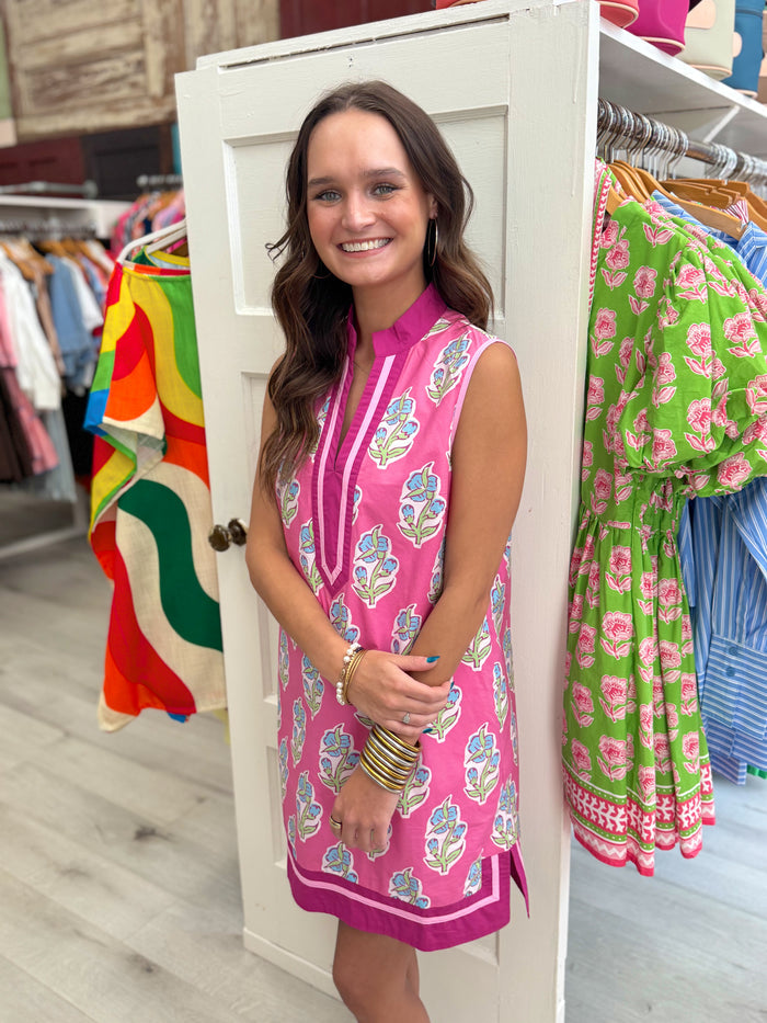 In Bloom Dress | Pink and Blue