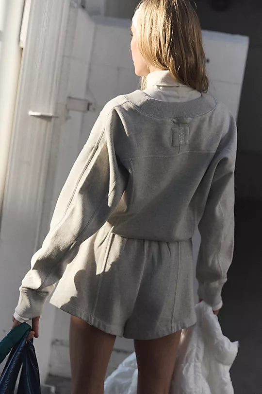 Intercept Romper Heather Grey*
