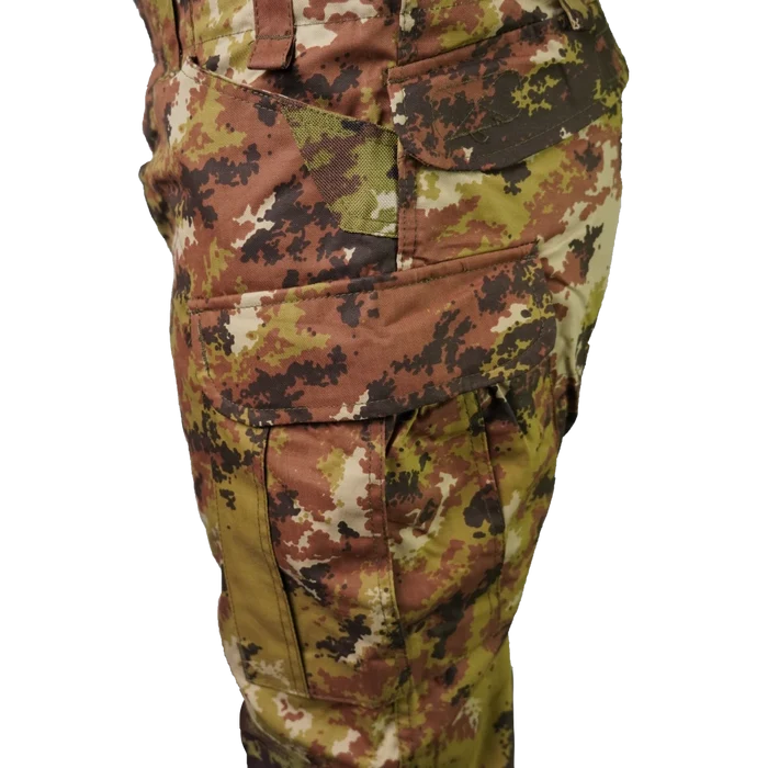 Italian Army Vegetato Camo Trousers with Knee Pads - Italian Army Surplus - Combat Trousers