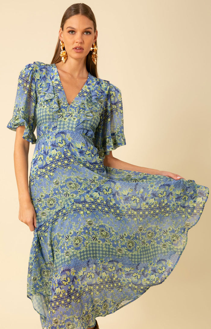 Izabella Dress, color_blue