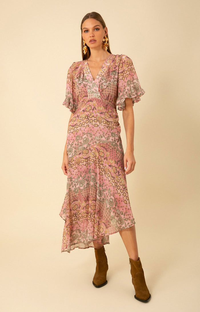 Izabella Dress, color_pink