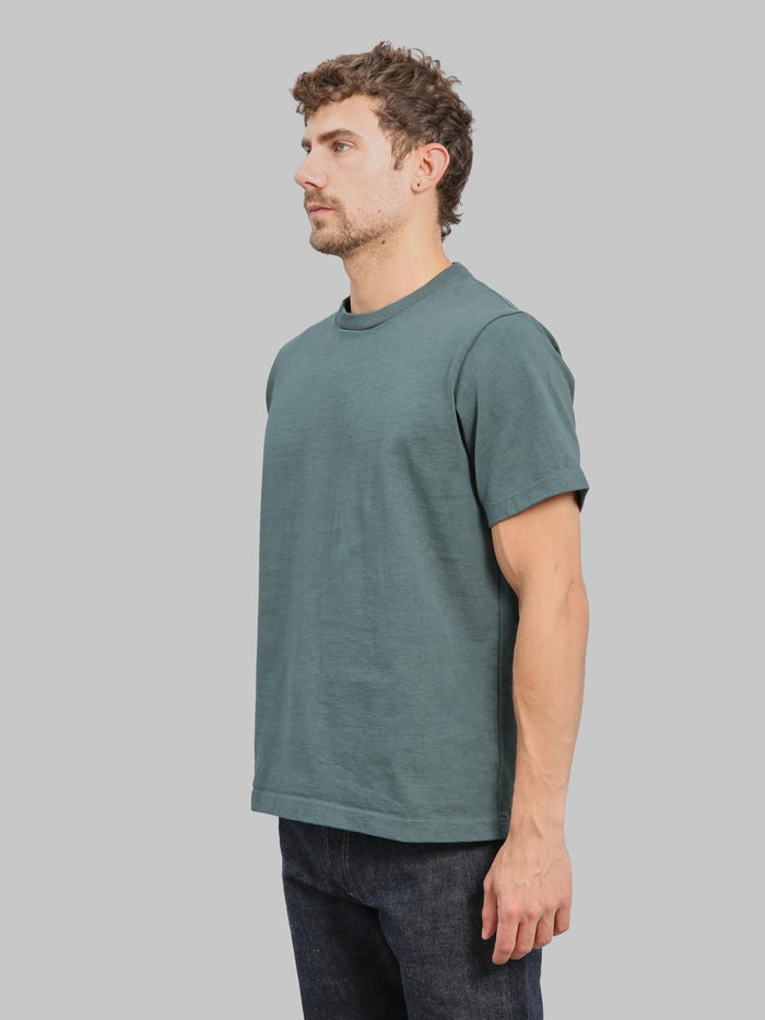 Jackman Dotsume TShirt Cloudy Green side fit
