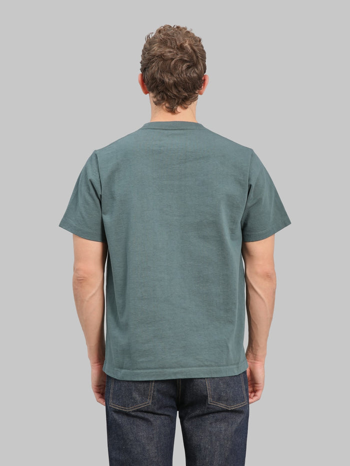 Jackman Dotsume TShirt Cloudy Green back
