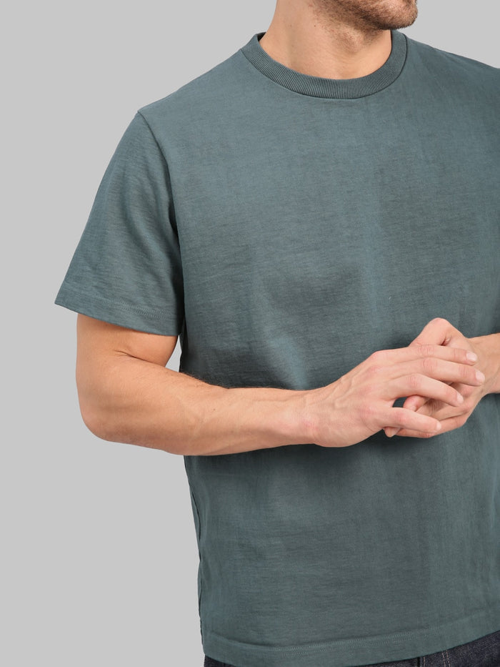 Jackman Dotsume TShirt Cloudy Green chest