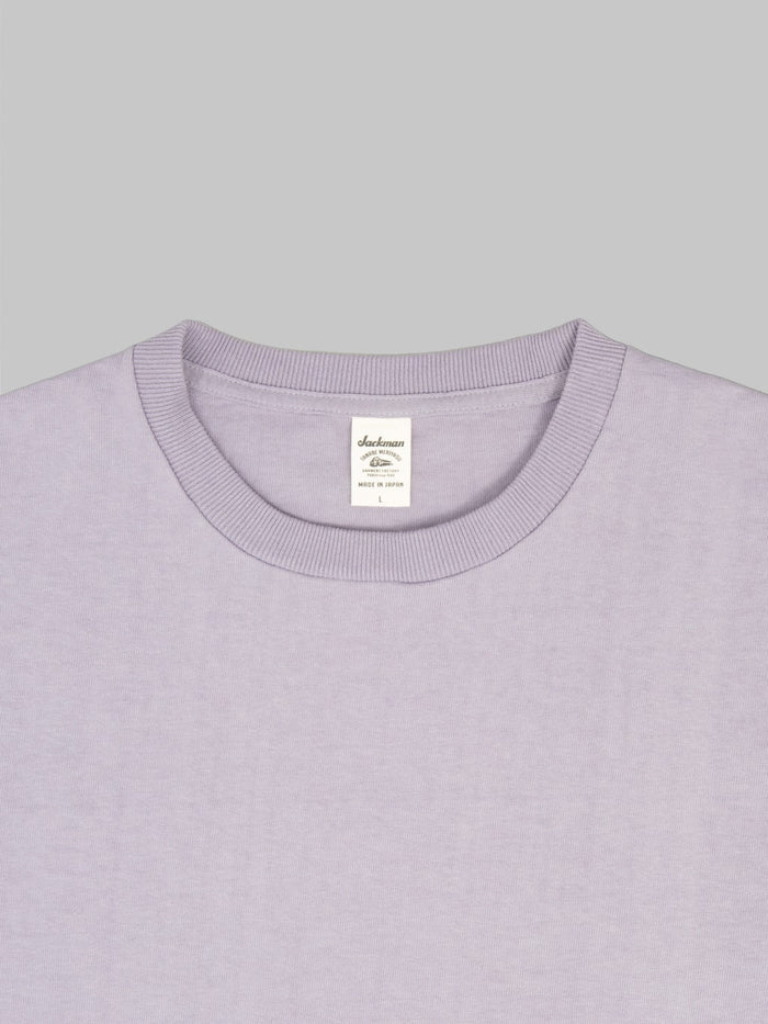 Jackman Dotsume TShirt Dry Purple  collar