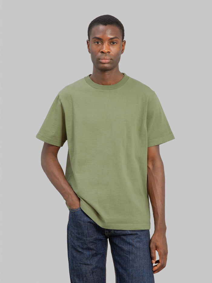 Jackman Dotsume TShirt Olive styled