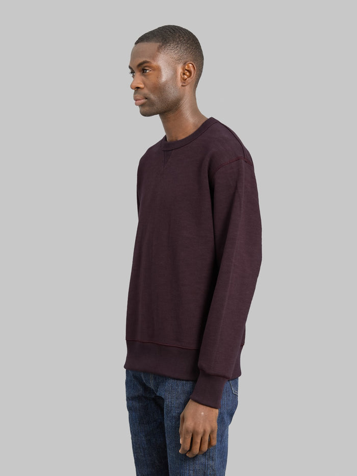 Jackman GG Sweat Crewneck Mauve Wine - Redcast Heritage Co.
