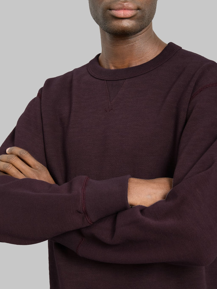 Jackman GG Sweat Crewneck Mauve Wine - Redcast Heritage Co.