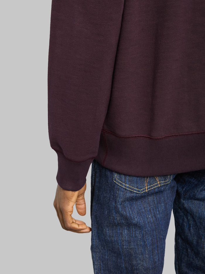 Jackman GG Sweat Crewneck Mauve Wine - Redcast Heritage Co.