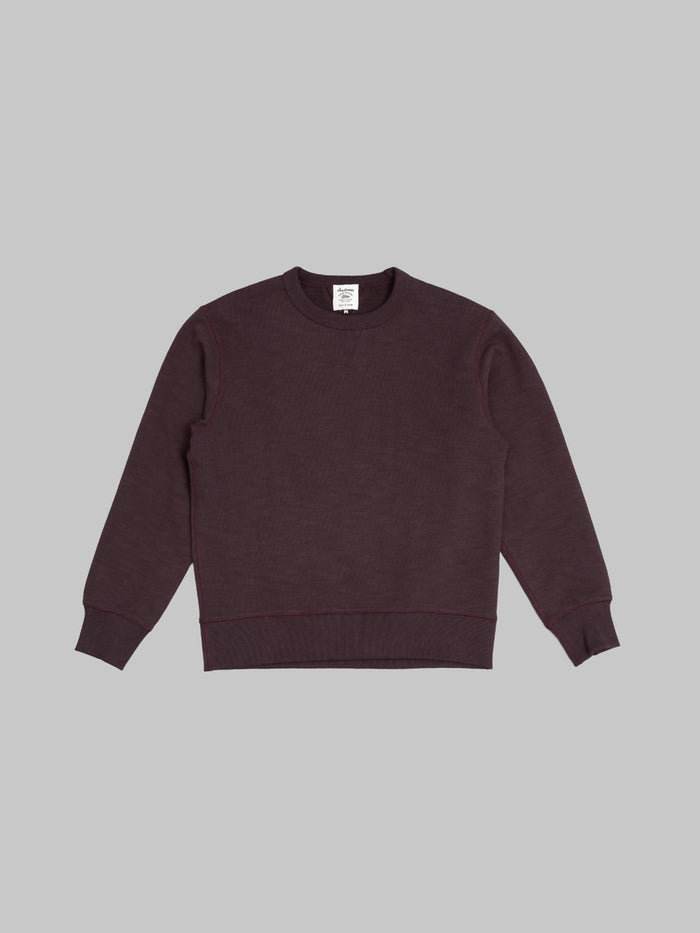Jackman GG Sweat Crewneck Mauve Wine - Redcast Heritage Co.
