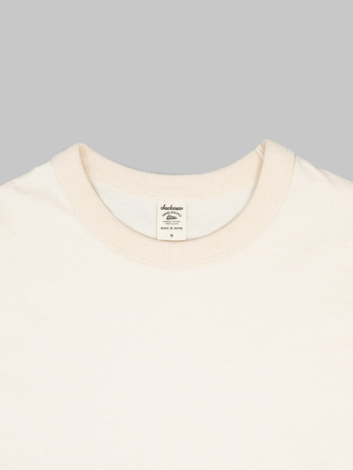 Jackman Lead-Off T-Shirt Ecru 2025 - Redcast Heritage Co.