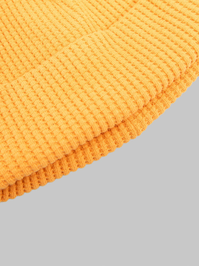 Jackman Waffle Knit Cap Butter Scotch