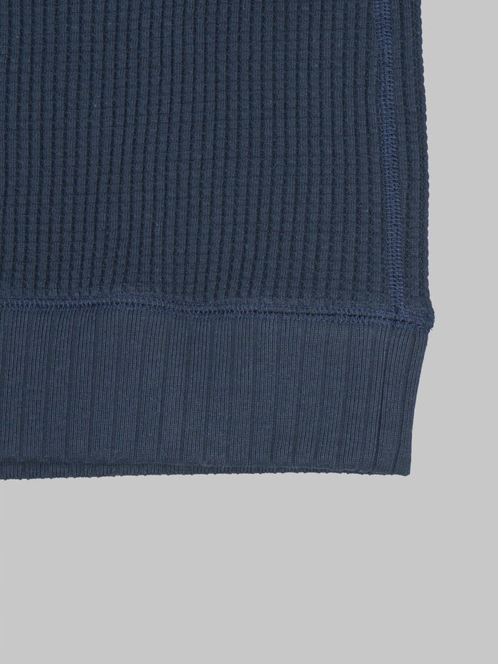 Jackman Waffle Midneck Sweater Dark Navy 2026
