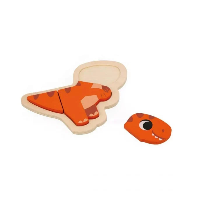Janod 4 Progressive Puzzles Dino - ebebek - Black Friday