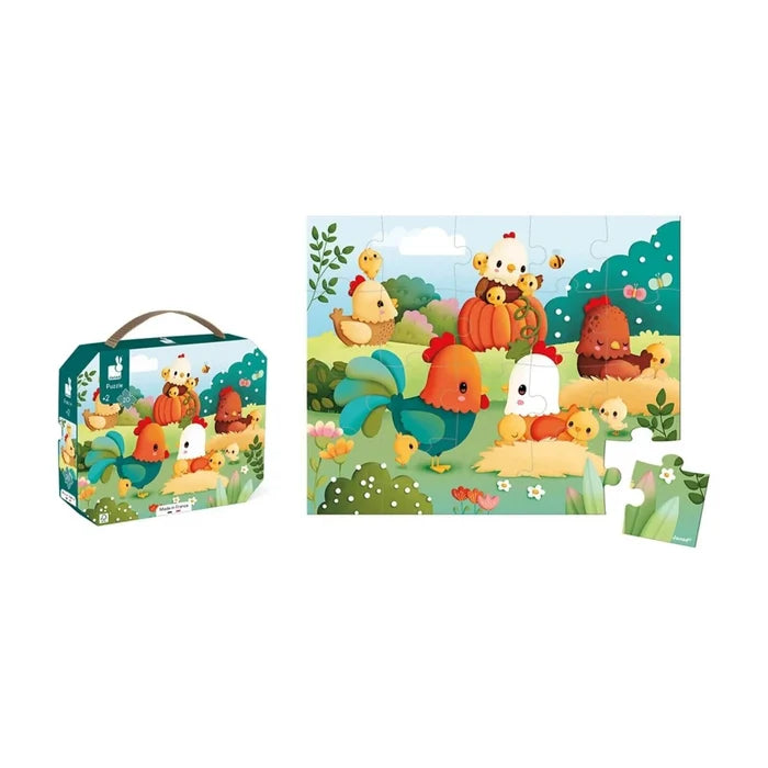 Janod Puzzle Welcome to the Farmyard 20 pcs - ebebek - Black Friday