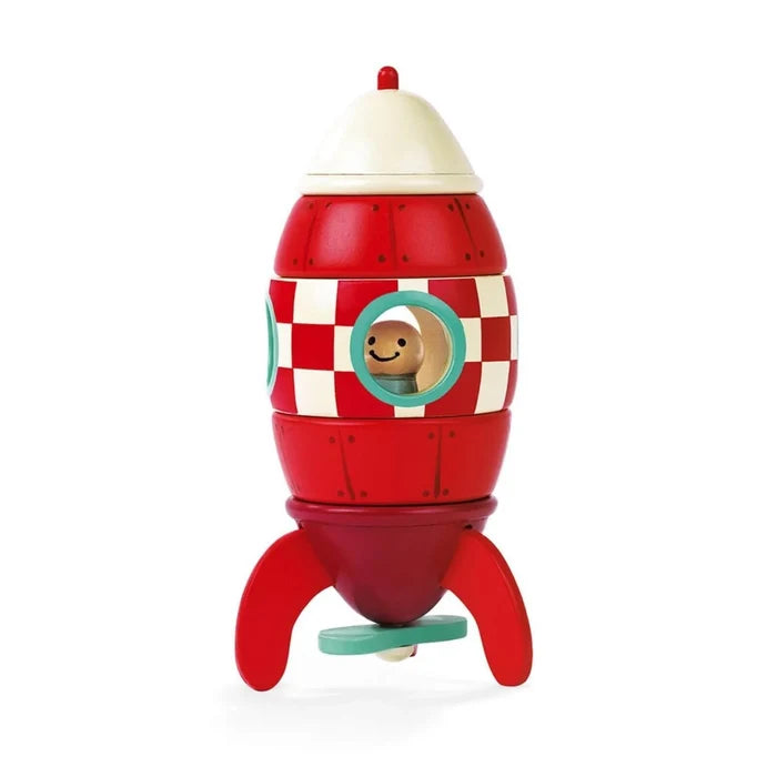Janod Small Magnetic Rocket - ebebek - Black Friday