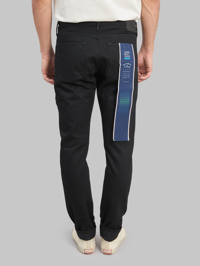japan blue j214 us cotton circle black selvedge jeans  back fit
