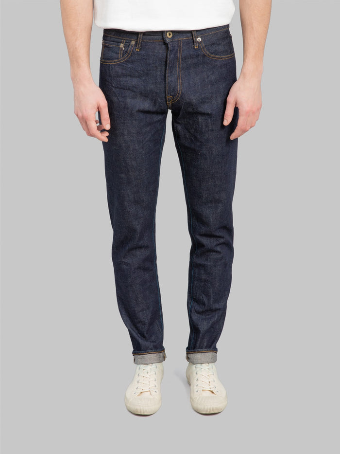 Japan Blue J304 Africa cotton Circle Straight selvedge Jeans front fit