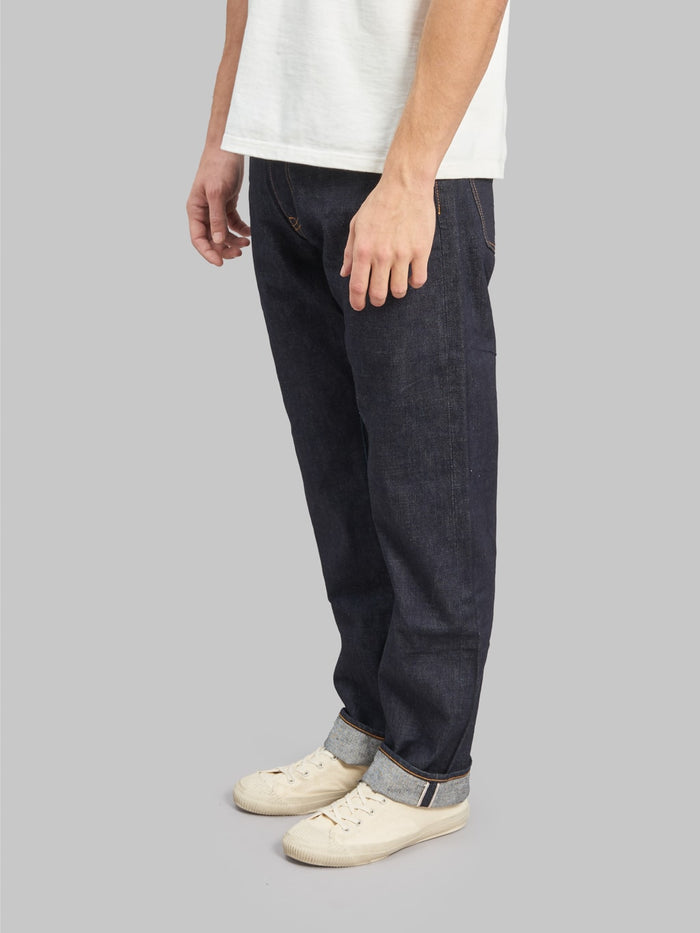 japan blue j414 us cotton circle classic straight selvedge jeans side fit