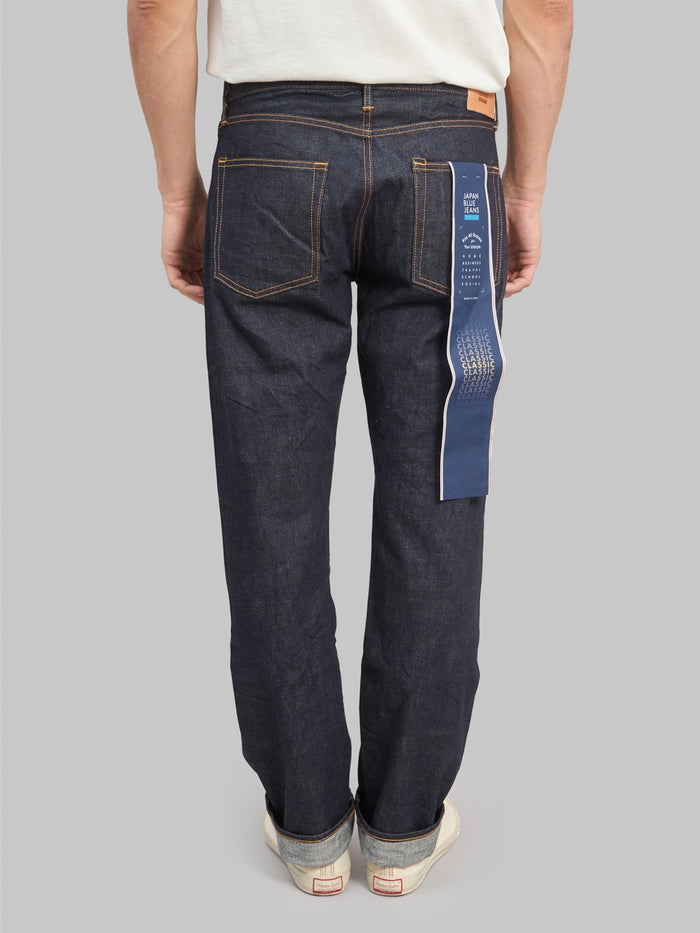 japan blue j414 us cotton circle classic straight selvedge jeans back fit