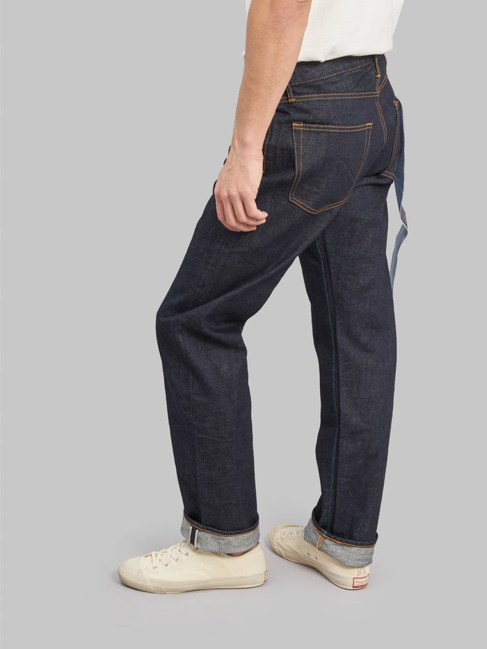 japan blue j414 us cotton circle classic straight selvedge jeans fitting