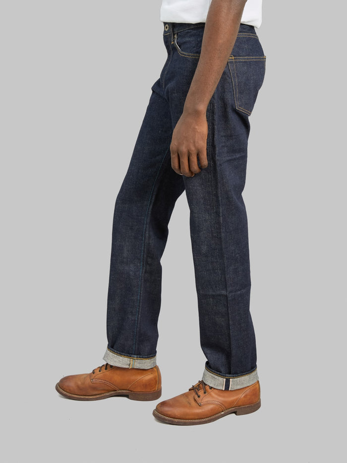 Japan Blue J404 12.5oz Africa cotton Circle Classic Straight Jeans - Redcast Heritage Co.