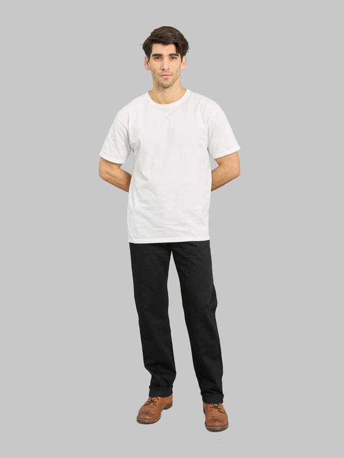 Japan Blue J414 US Cotton Circle Straight Black fit