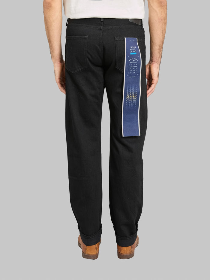 Japan Blue J414 US Cotton Circle Straight Black back