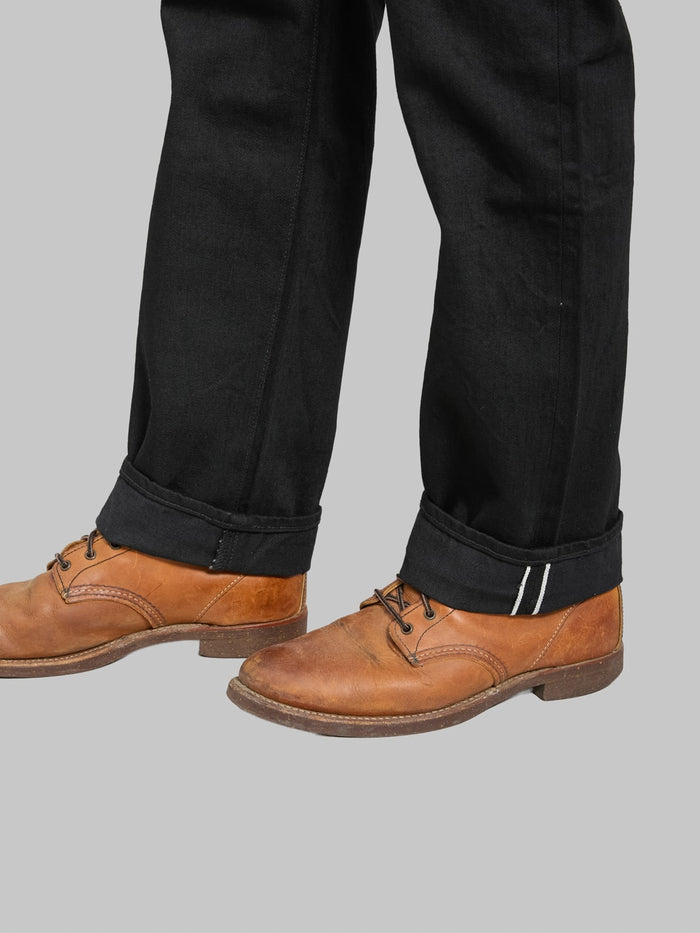 Japan Blue J414 US Cotton Circle Straight Black selvedge