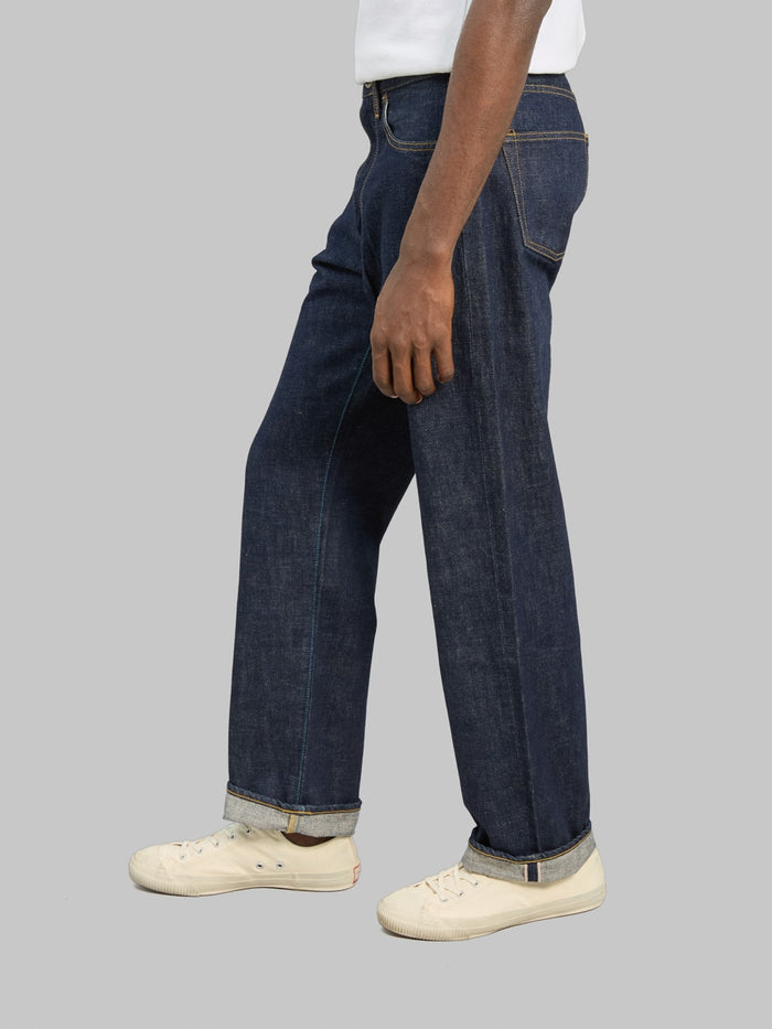 Japan Blue J504 12.5oz Africa Cotton Circle Loose Straight Jeans