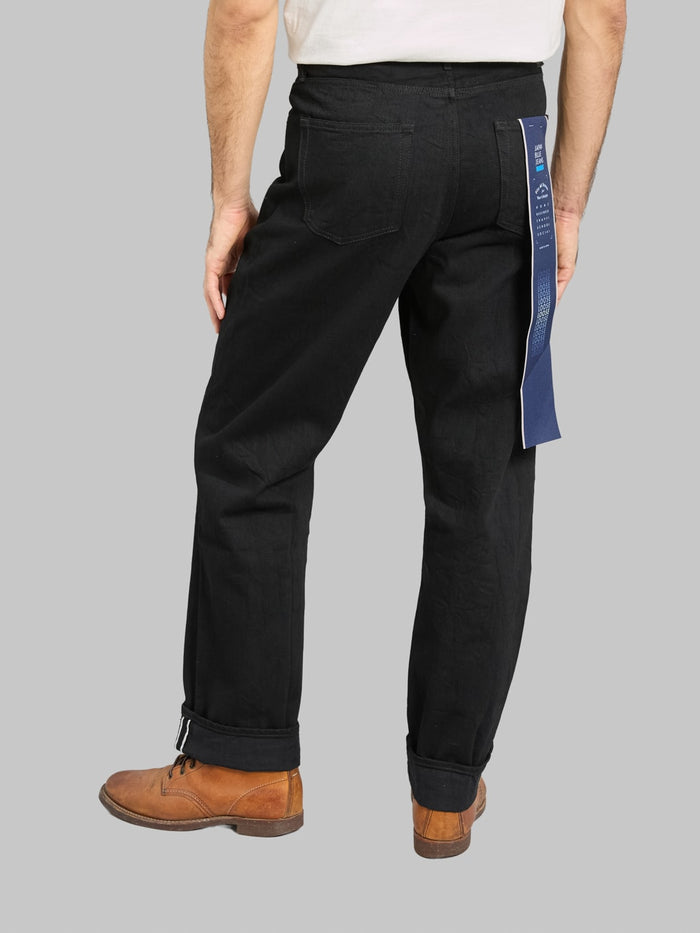 Japan Blue J514 14oz Loose Straight Black Jeans back