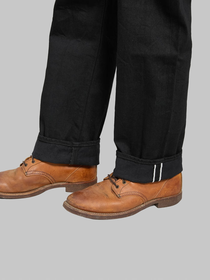Japan Blue J514 14oz Loose Straight Black Jeans selvedge