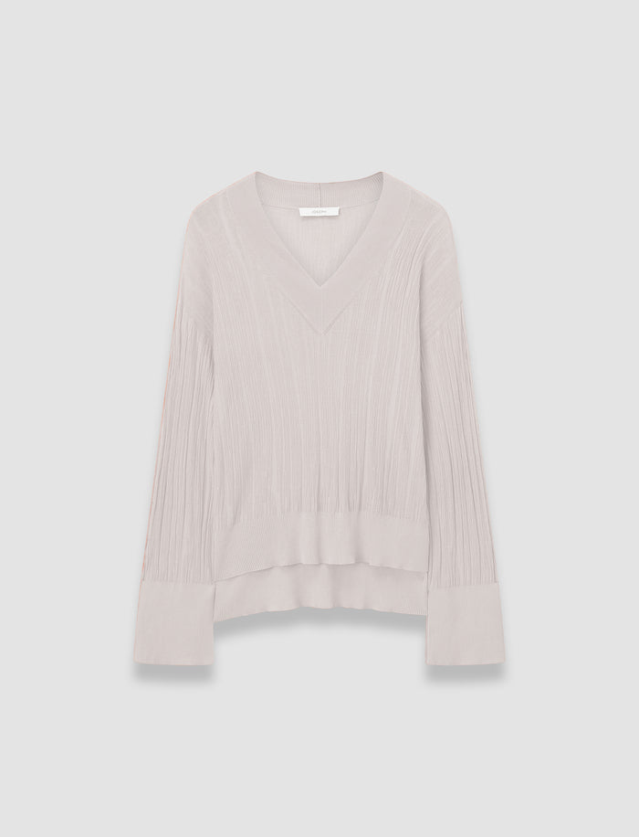 Jardin Silk Cotton Rib Jumper