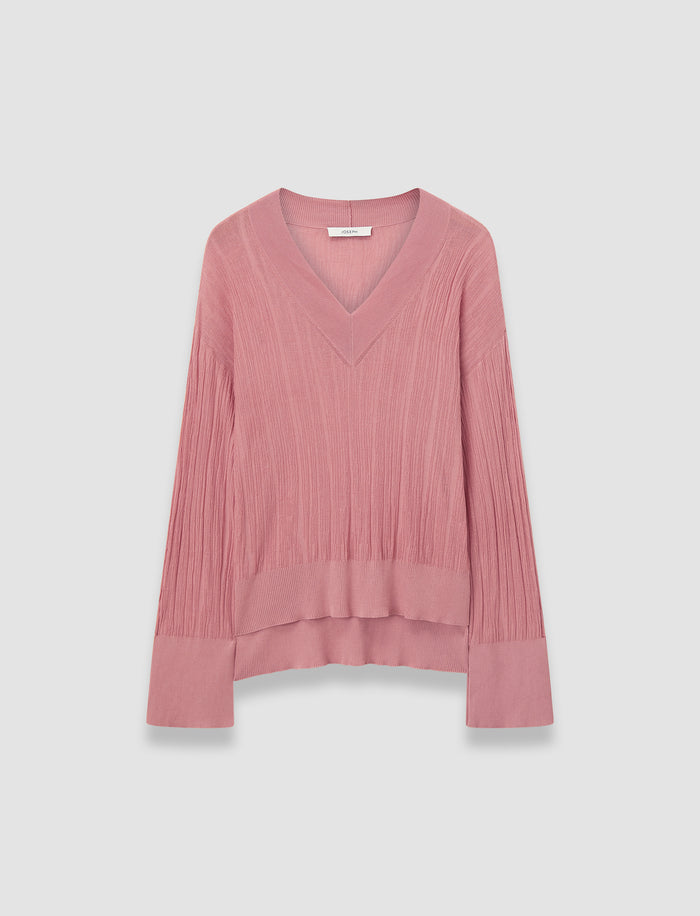 Jardin Silk Cotton Rib Jumper