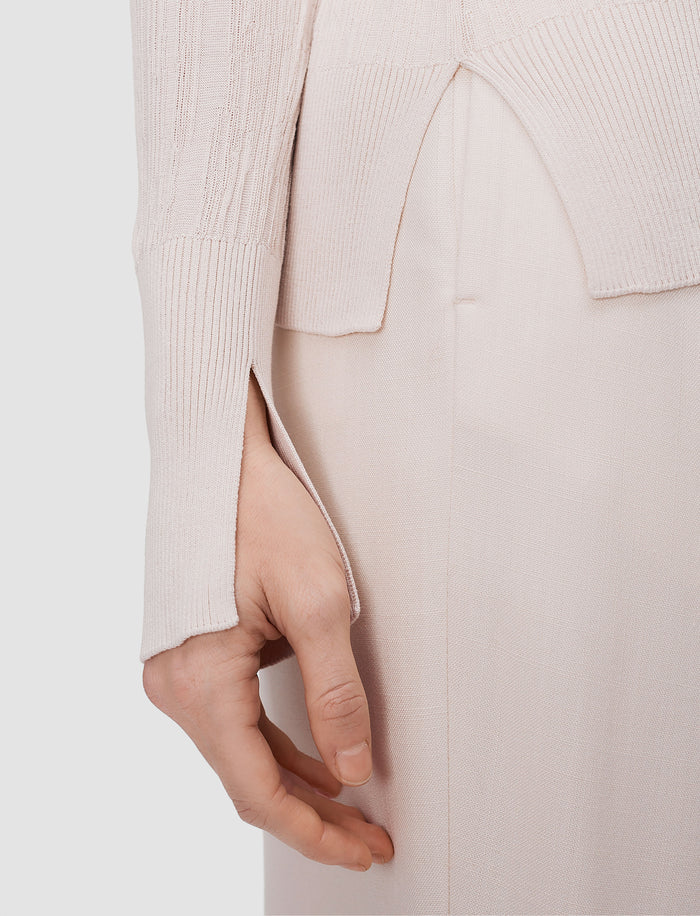 Jardin Silk Cotton Rib Jumper