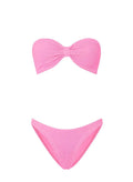Bikini Hunza G Jean Bandeau Classic Bikini Bubblegum O/S / Bubblegum Apoella