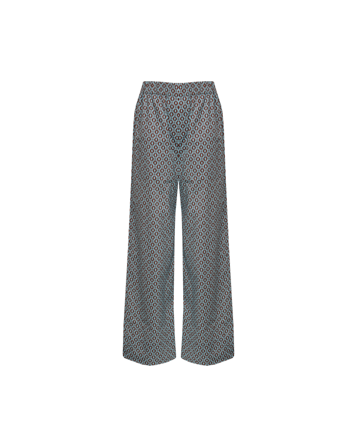 JEAN PANT GEOMETRIC PRINT
