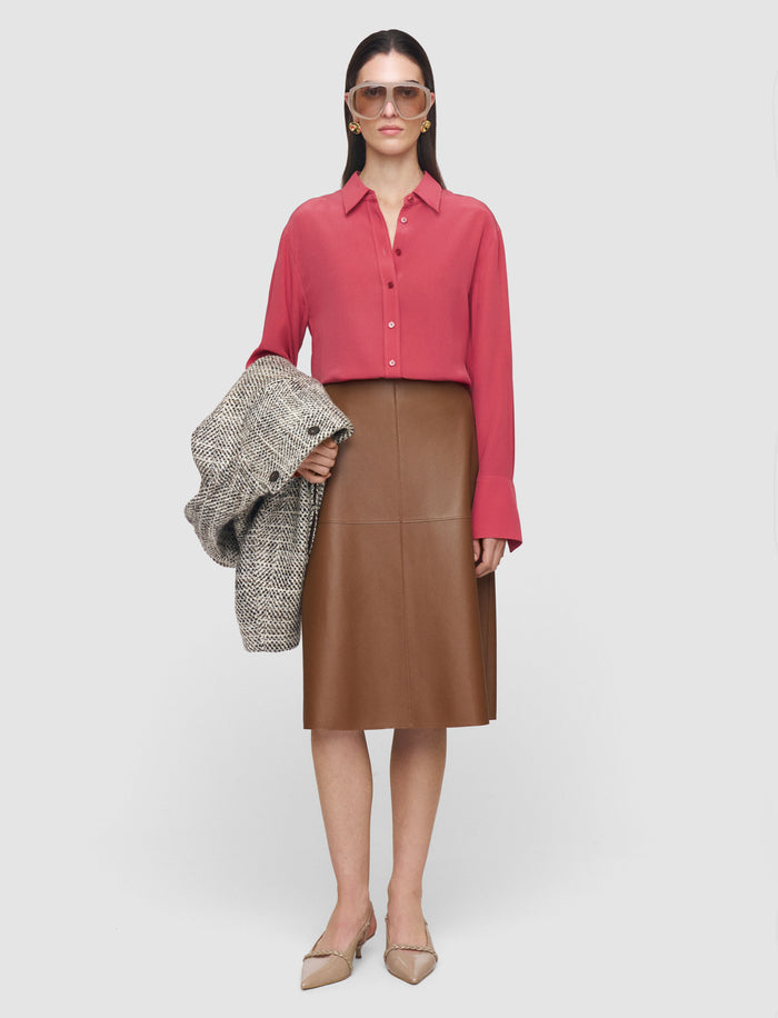 Joe Crepe de Chine Silk Blouse