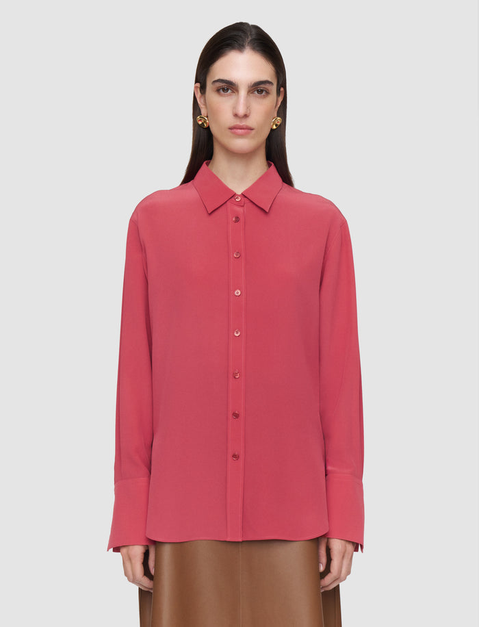Joe Crepe de Chine Silk Blouse
