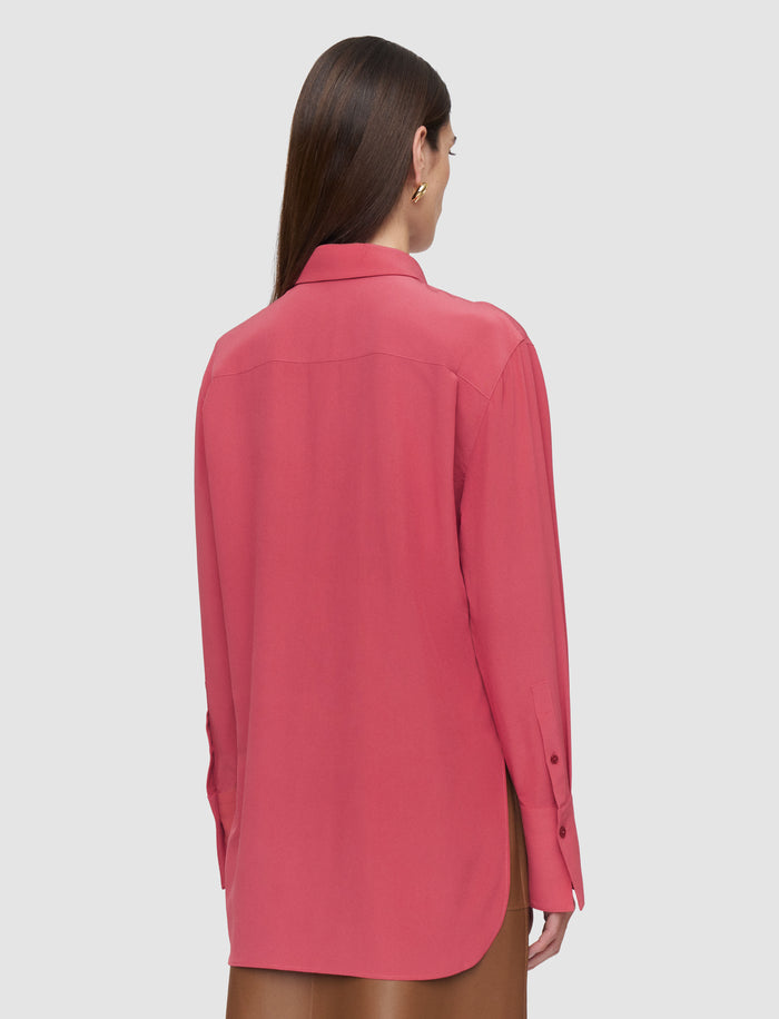 Joe Crepe de Chine Silk Blouse