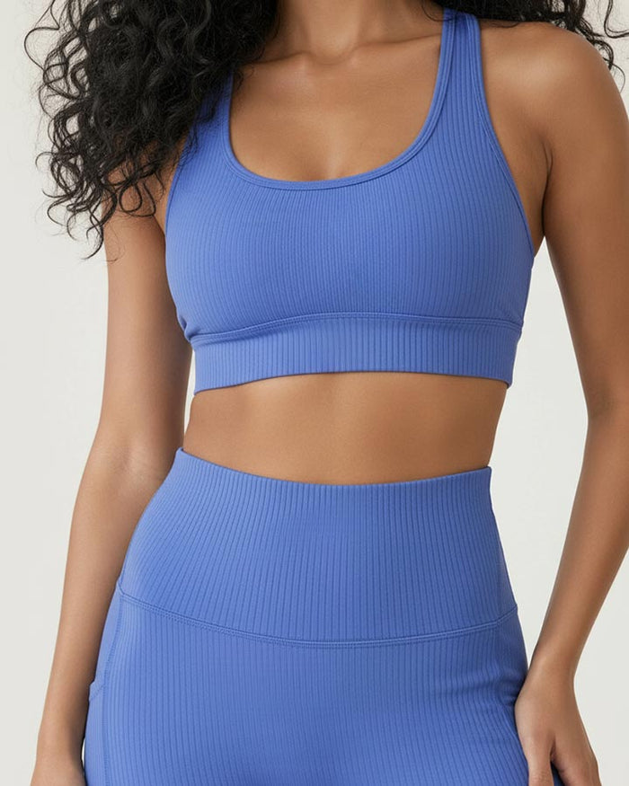 Kairos Ribline Cross-Back Sports Bra