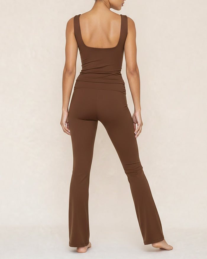 Kairos Sway Foldover Flared Leggings