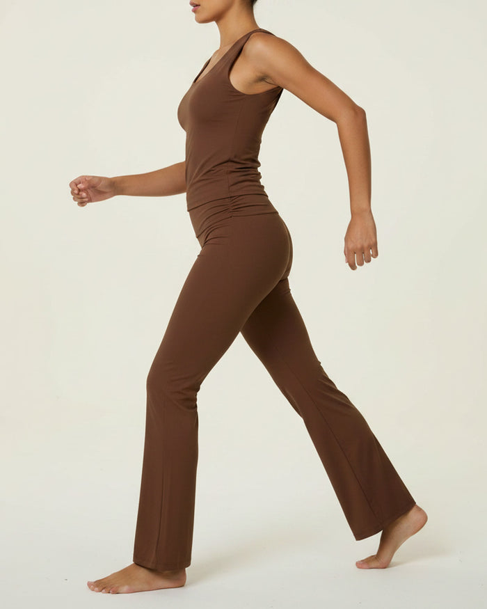 Kairos Sway Foldover Flared Leggings