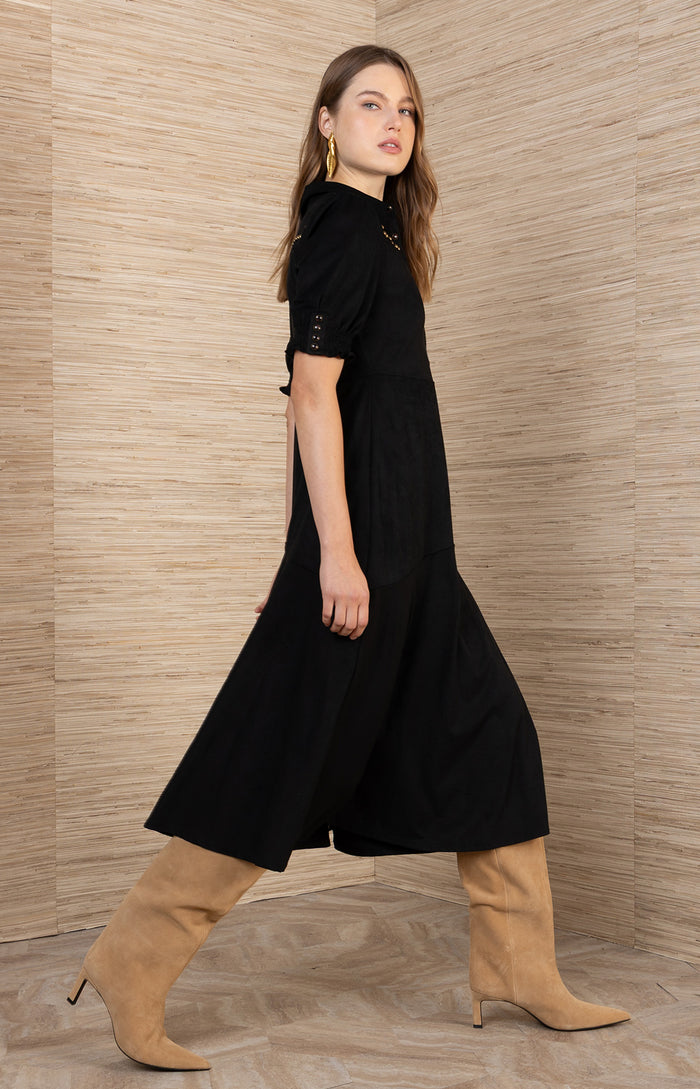 Kaisley Suede Dress