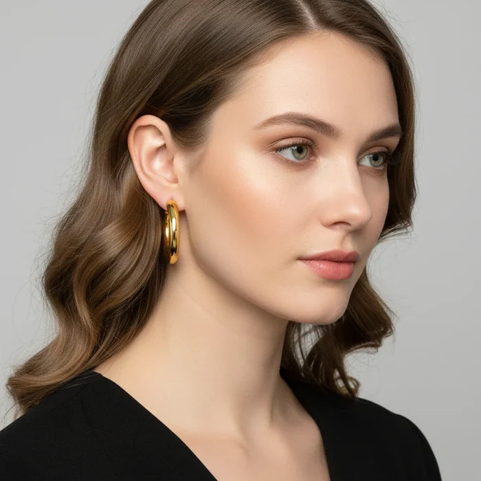 Kansas Hoop Earrings | AG1645