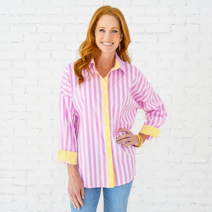 Katherine Top Pink/ Yellow
