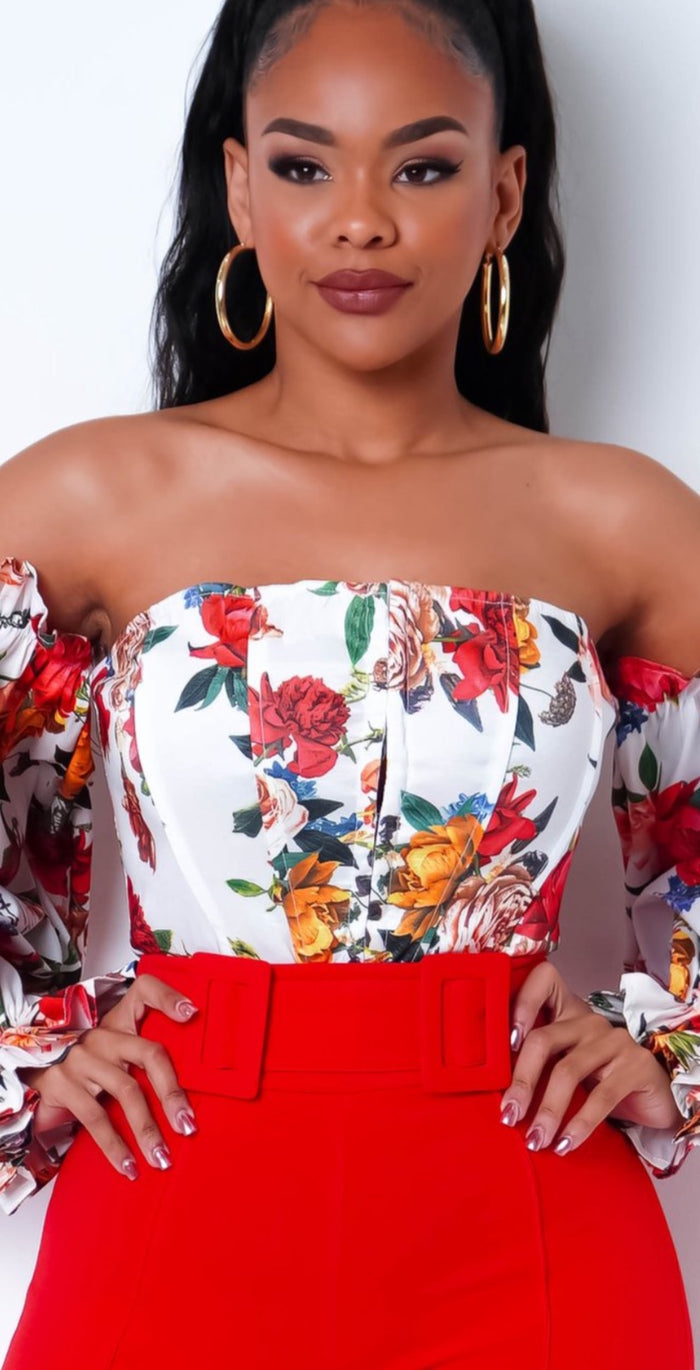 Kayla Floral Top image 1