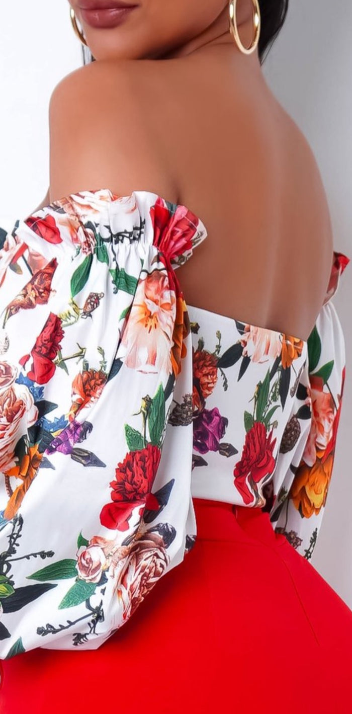 Kayla Floral Top image 2